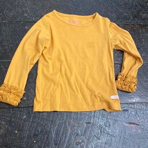 Mustard RuffleButt Tee